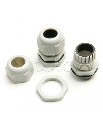 Ввод кабельный (под кабель D13-18 мм) Cabeus PG-21 в Рыбинске Аксессуары для кабель-канала Pintop.ru