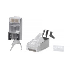 Коннектор RJ-45(8P8C) Cabeus (8P8C-SH-C6(1.35)-TWP)