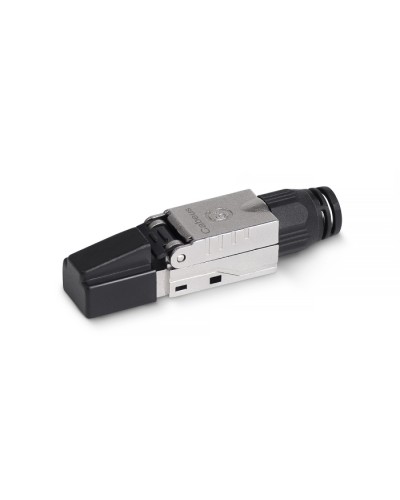 Коннектор с фиксатором кабеля и колпачком RJ-45(8P8C) под витую пару, кат. 6, Cabeus (8P8C-SH-C6-TWP-F) в Рыбинске Коннекторы и разъемы Pintop.ru
