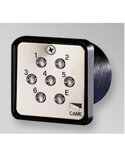 Клавиатура кодонаборная 7-кнопочная, встраиваемая Came 001S6000 в Рыбинске Запчасти для шлагбаумов и автоматики Pintop.ru