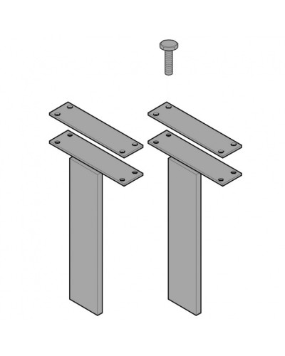 Кронштейны крепления створок C003 Came 119RICX014 в Рыбинске Запчасти для шлагбаумов и автоматики Pintop.ru