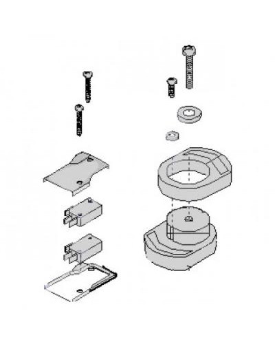 Механизм разблокировки FAST Came 119RID234 в Рыбинске Запчасти для шлагбаумов и автоматики Pintop.ru