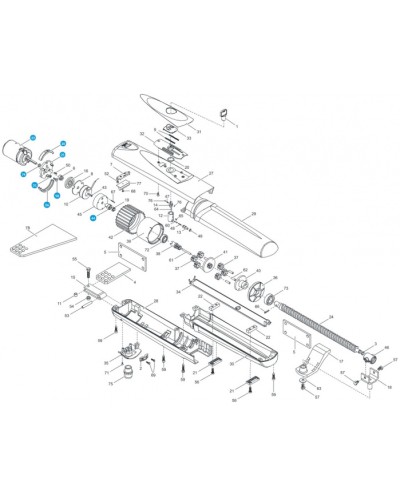 Крышка кожуха винта OPP001 Came 119RID416 в Рыбинске Запчасти для шлагбаумов и автоматики Pintop.ru