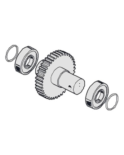 Вал выходной G6000 Came 119RIG054 в Рыбинске Запчасти для шлагбаумов и автоматики Pintop.ru