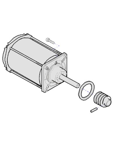 Электродвигатель G12000 в сборе Came 119RIG101 в Рыбинске Запчасти для шлагбаумов и автоматики Pintop.ru