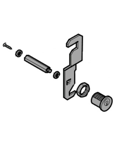 Замок дверцы G4040 Came 119RIG411 в Рыбинске Запчасти для шлагбаумов и автоматики Pintop.ru