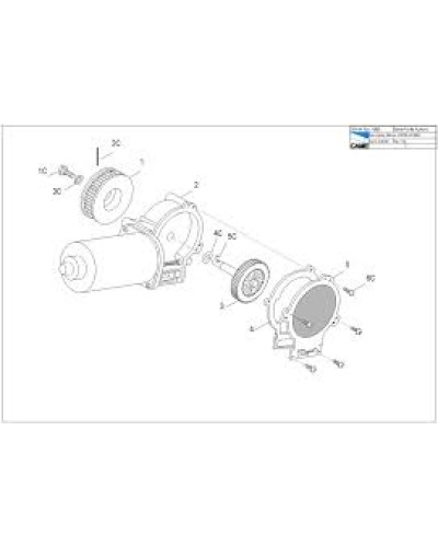 Моторедуктор RODEO Came 119RIP119 в Рыбинске Запчасти для шлагбаумов и автоматики Pintop.ru