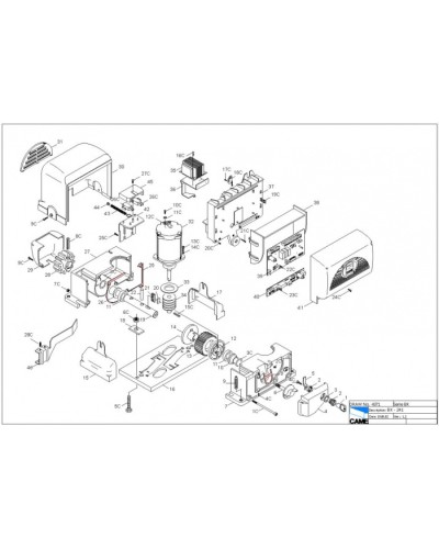 Корпус TOP-3022M Came 119RIR113 в Рыбинске Запчасти для шлагбаумов и автоматики Pintop.ru