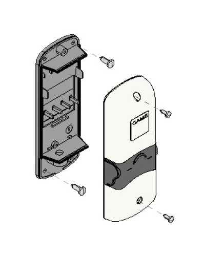 Корпус приемника DTA01 DTA02 DBS01 DBS02 Came 119RIR256 в Рыбинске Запчасти для шлагбаумов и автоматики Pintop.ru