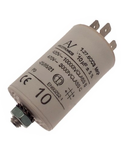 Конденсатор 10 мкФ с гибкими выводами для приводов CAME ATI CAME 119RIR295 в Рыбинске Запчасти для шлагбаумов и автоматики Pintop.ru