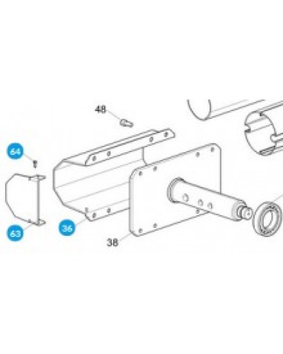 Основание блока управления ZL37 Came 319149 в Рыбинске Запчасти для шлагбаумов и автоматики Pintop.ru