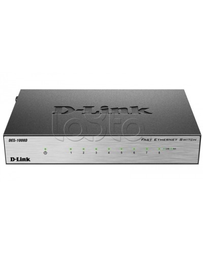 Коммутатор D-Link DES-1008D/L2B в Рыбинске Коммутаторы Pintop.ru