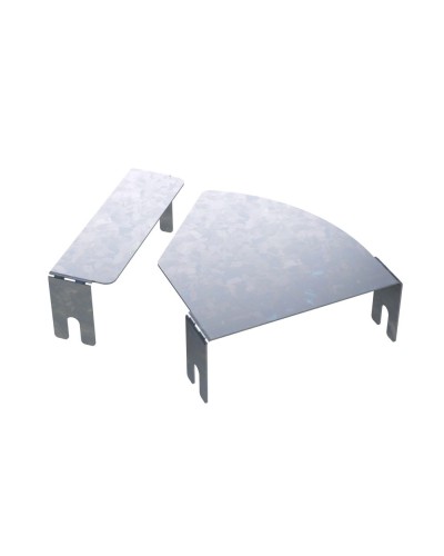 Крышка на горизонтальный изменяемый угол СРО 0-45град. 100, 1,2 мм DKC (SKVN100) в Рыбинске Аксессуары для лотков Pintop.ru