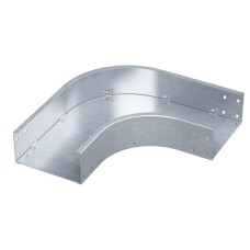 Угол горизонтальный 90 градусов 80х500, 1,5 мм, горячий цинк, в комплекте с крепежными элементами и соединительными пластинами, необходимыми для монтажа