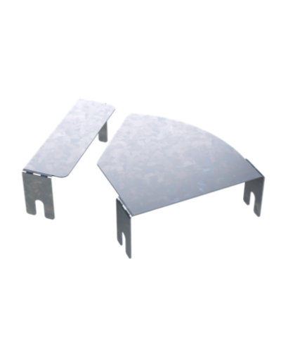 Крышка д/угла гор.изм.CPO 0-44 осн.100 DKC (38010HDZL) в Рыбинске Аксессуары для лотков Pintop.ru