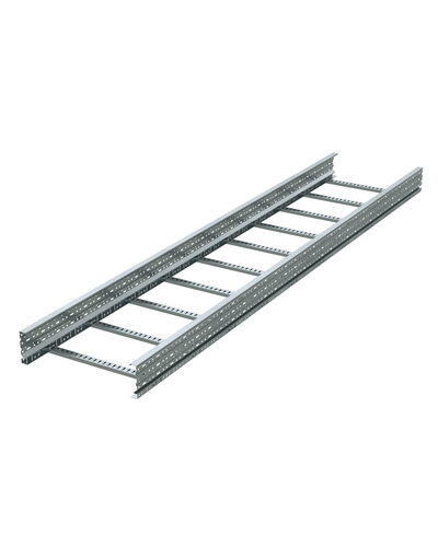 Лоток лестничный 150х800, лонжерон 1,5 мм, L 6 м, горячий цинк DKC (ULM658HDZ) в Рыбинске Кабельные лотки Pintop.ru