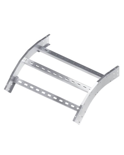 Угол лестничный вертикальный внешний 45 градусов 200х400, R600 DKC (ULOC624) в Рыбинске Аксессуары для лотков Pintop.ru