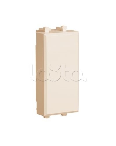 Заглушка Ванильная дымка Avanti модульная, 1 мод DKC 4405991 в Рыбинске Аксессуары для стоек и шкафов Pintop.ru