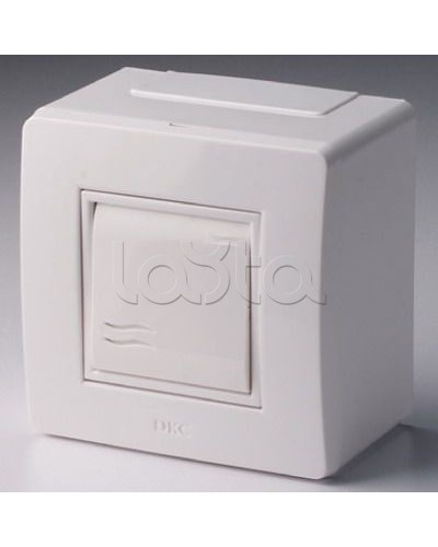 Коробка в сборе с выключателем, белая DKC 10002 в Рыбинске Аксессуары для кабель-канала Pintop.ru