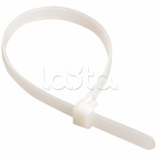 Хомут-стяжка нейлоновый, стандартный P6.6 9x780 белый DKC (25234) (100 шт/уп)