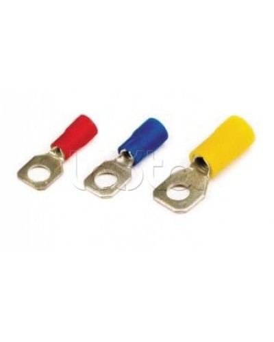 Наконечник с отверстием под винт ф5,2мм, с изолированным фланцем, для сечения провода 2,5-6,0мм2 DKC (2C5P) в Рыбинске Держатели, клипсы, скобы Pintop.ru