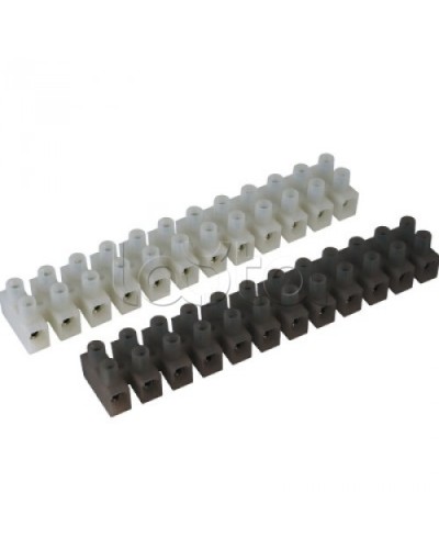 Клемник полипропилен черный, 12р,450V, 24A, 4 мм.кв DKC 43212PL/R в Рыбинске Клеммные колодки Pintop.ru