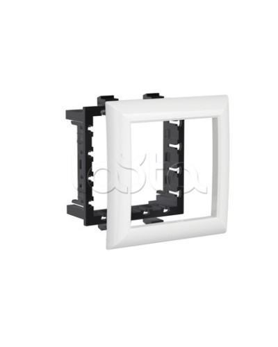 Рамка-суппорт Avanti белый для In-liner Front, 2 мод. DKC 4400912 в Рыбинске Аксессуары для лотков Pintop.ru