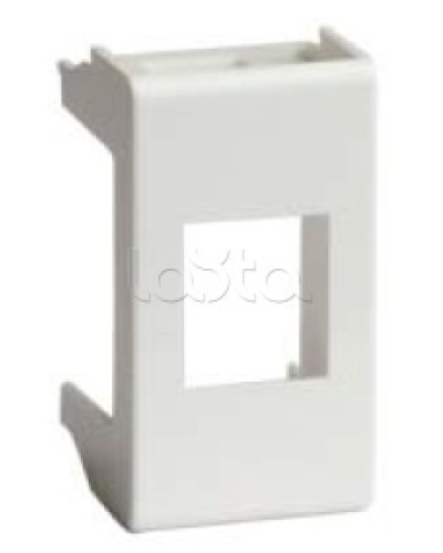 Адаптер для информационных разъемов AVAYA-SYSTIMAX, «Viva», 1 мод., белый DKC 45006 в Рыбинске Аксессуары для стоек и шкафов Pintop.ru