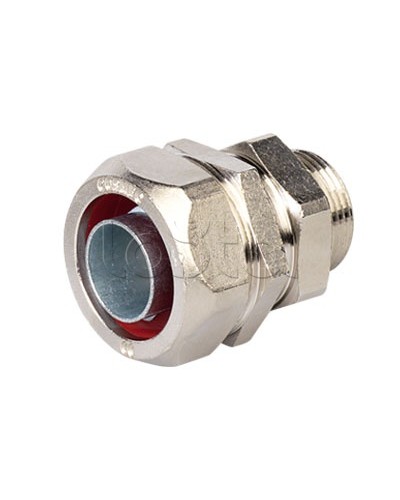 Муфта поворотная металлорукав-коробка DN 15,М20х1,5,наружная резьба DKC 6014-20G в Рыбинске Повороты, муфты, тройники Pintop.ru