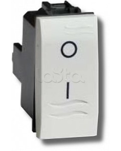 Выключатель двухполюсный белый 1 мод в Рыбинске Аксессуары для стоек и шкафов Pintop.ru