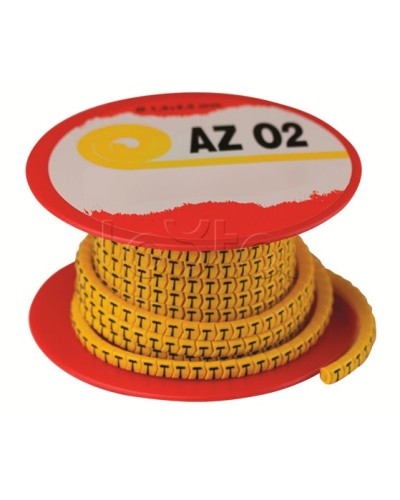 Колечко маркировочное B, 4-8мм. черное на желтом DKC AZS4BBBY в Рыбинске Крепежные изделия Pintop.ru