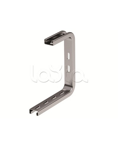 Консоль легкая потолочная DS осн.150 мм, длина 190 мм, цинк-ламельная DKC / ДКС (BBA3015ZL) в Рыбинске Аксессуары для лотков Pintop.ru