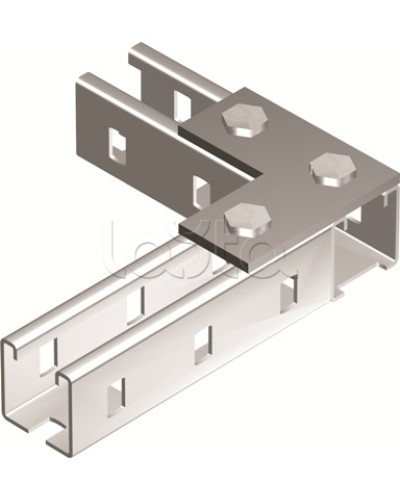 Пластина соединительная L-обр., длина 90х90 мм, 3отв., горячеоцинкованная DKC BMD1021HDZ в Рыбинске Крепежные изделия Pintop.ru
