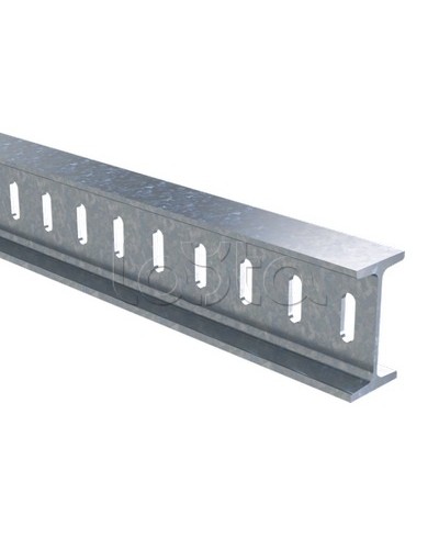 Профиль I-образный 50х100, L2000, толщ.4,5 мм, горячеоцинкованный DKC BPM5020HDZ в Рыбинске Аксессуары для стоек и шкафов Pintop.ru