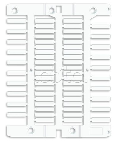 Маркировка для провода, жесткая, для трубочек. 4х23мм. Белая DKC NUT23 в Рыбинске Крепежные изделия Pintop.ru