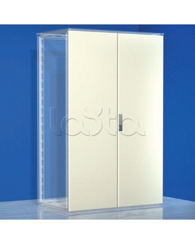 Дверь сплошная, двустворчатая, для шкафов DAE/CQE, 2200 x 1000 мм DKC R5CPE22101 в Рыбинске Аксессуары для стоек и шкафов Pintop.ru