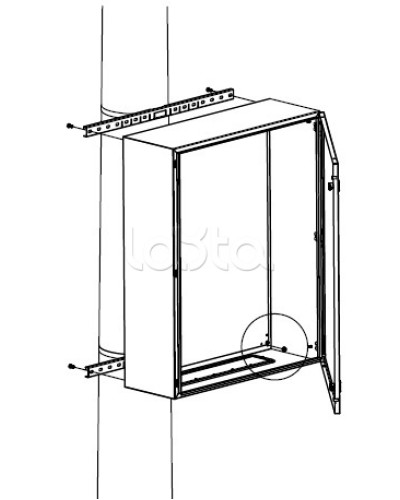 Комплект крепления шкафов DKC R5FB800 в Рыбинске Полки для шкафов и стоек Pintop.ru