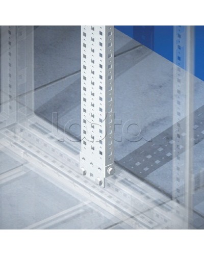 Рейки вертикальные, широкая, для шкафов CQE В=1800мм, 1 упаковка - 2шт. DKC R5PDV18 в Рыбинске Аксессуары для стоек и шкафов Pintop.ru