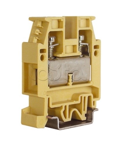 зажим бежевый 16 кв.мм DKC ZCB510 в Рыбинске Аксессуары для стоек и шкафов Pintop.ru