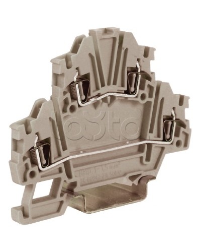 Зажим, серый, 1,5 кв.мм DKC ZHD200GR-RET в Рыбинске Держатели, клипсы, скобы Pintop.ru