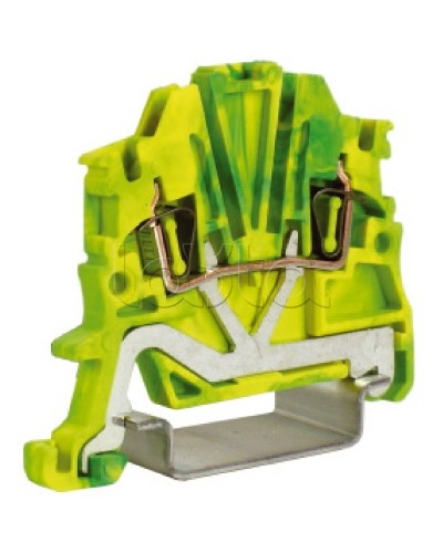Зажим для заземления, 1,5 кв.мм желто-зеленый DKC ZHT400 в Рыбинске Держатели, клипсы, скобы Pintop.ru