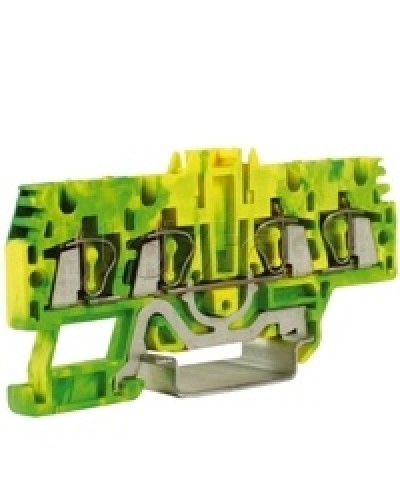 Зажим для заземления, 2 ввод/2 вывода, 2,5 кв.ммжелто-зеленый DKC ZHT520-RET в Рыбинске Держатели, клипсы, скобы Pintop.ru