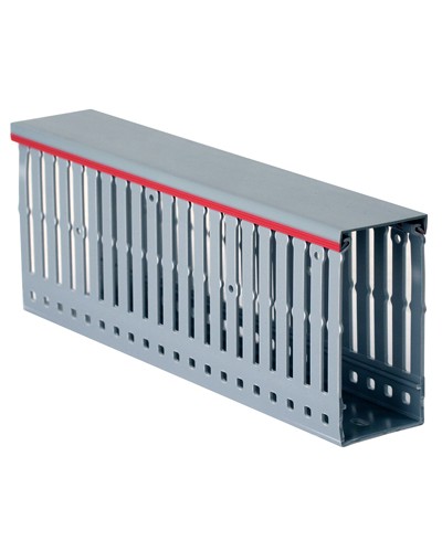 Короб перфорированный, серый RL6 80x80 мм DKC 01129RL в Рыбинске Кабельные лотки Pintop.ru