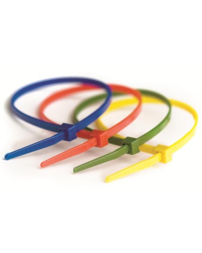 Хомут-стяжка нейлоновый, стандартный PL6.6 3.6х200 мм зеленый DKC 25214CV (100 шт/уп) в Рыбинске Стяжки-хомуты Pintop.ru