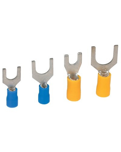 Наконечник вилочный с изолир.фланцем 2,5-6 кв.мм 10,5 мм (НВИ) DKC 2C110P в Рыбинске Держатели, клипсы, скобы Pintop.ru