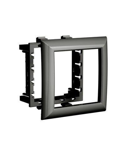 Рамка-суппорт Avanti черный для In-liner Front, 2 мод. DKC 4402912 в Рыбинске Аксессуары для лотков Pintop.ru