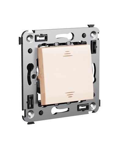 Инвертор одноклавишный в стену, Avanti, Ванильная дымка DKC 4405123 в Рыбинске Аксессуары для стоек и шкафов Pintop.ru