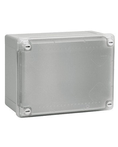 Коробка ответвит. с гладкими стенками, прозрачная, IP56, 240х190х90 мм DKC 54220 в Рыбинске Распределительные коробки Pintop.ru