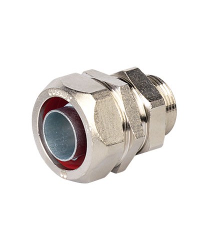 Муфта металлорукав-коробка DN 12,М16х1,5 наружная резьба DKC (6014-1216G) в Рыбинске Аксессуары для лотков Pintop.ru