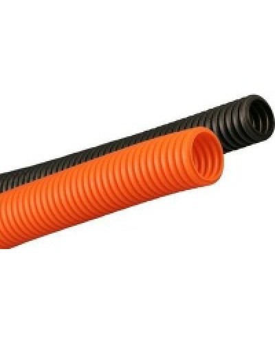Труба гофрированная ПНД 16 мм без зонда тяжёлая цвет оранжевый DKC 70516 в Рыбинске Труба гофрированная Pintop.ru